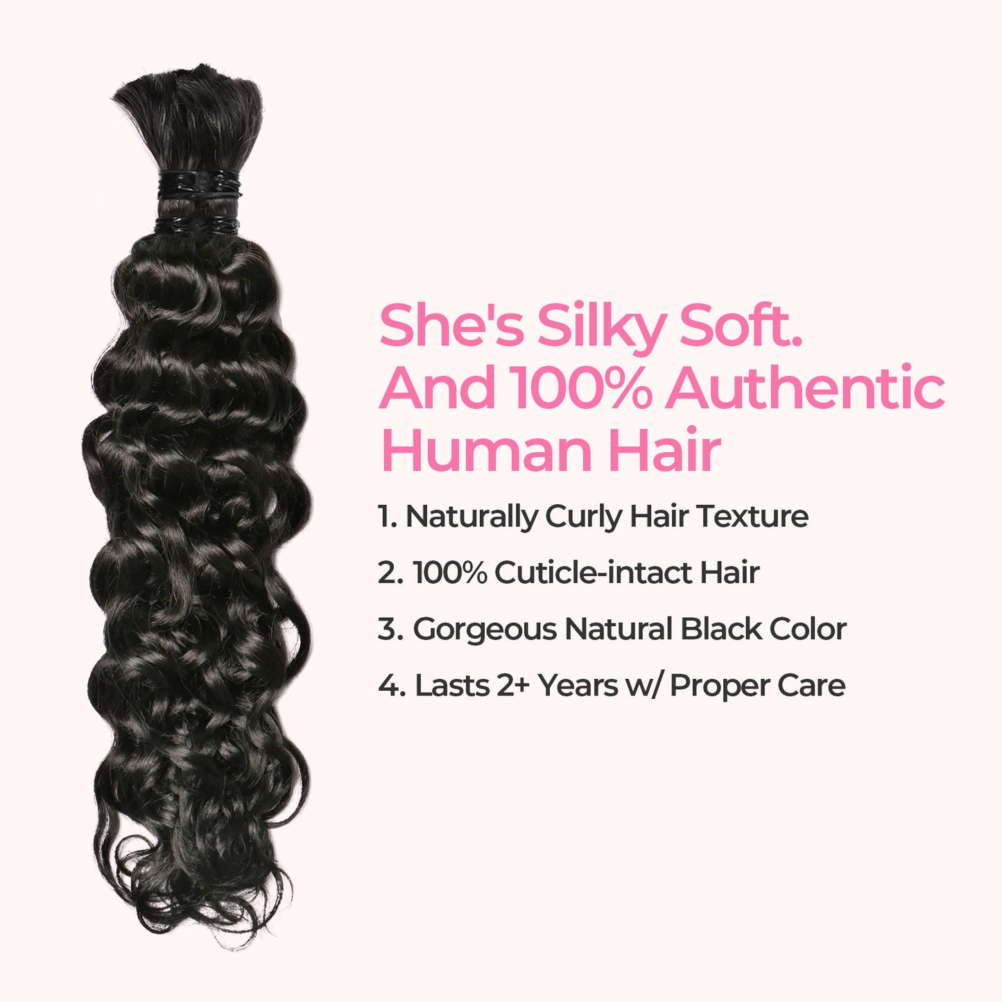 Deep Wave Bulk Hair