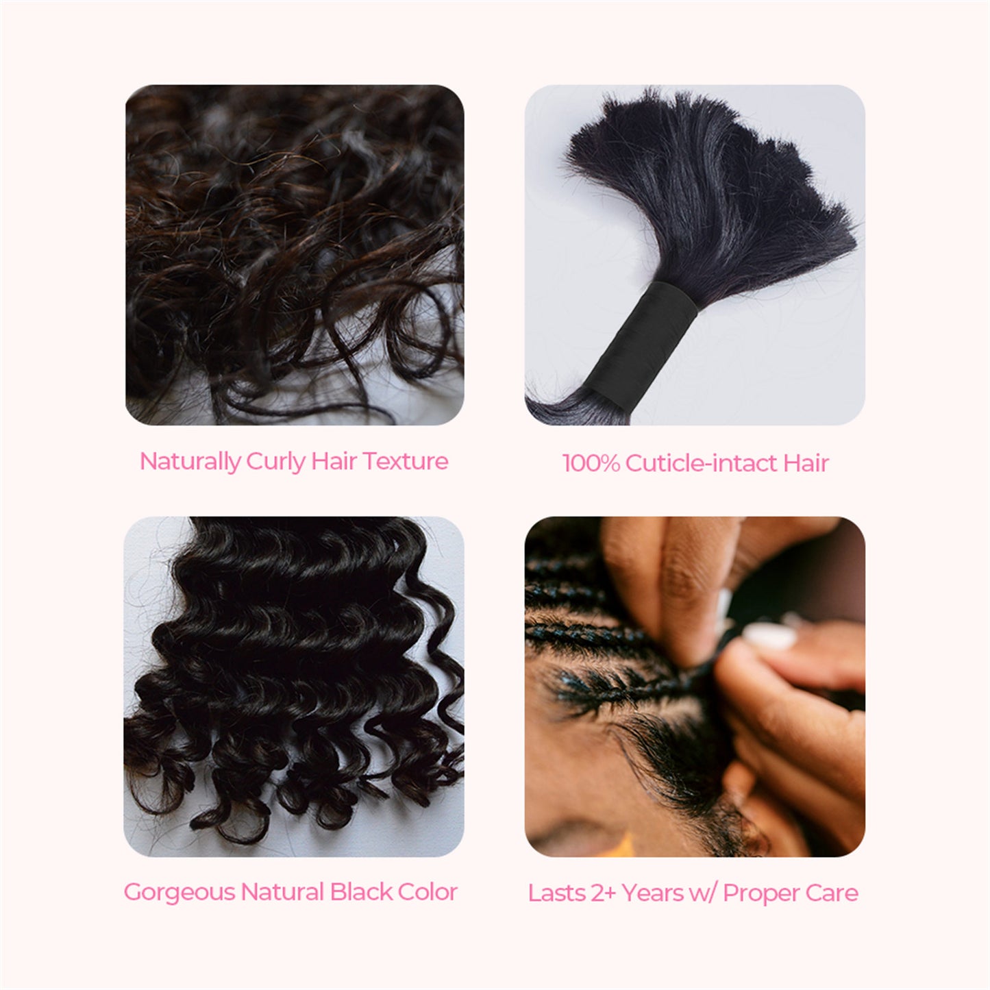 Deep Wave Bulk Hair