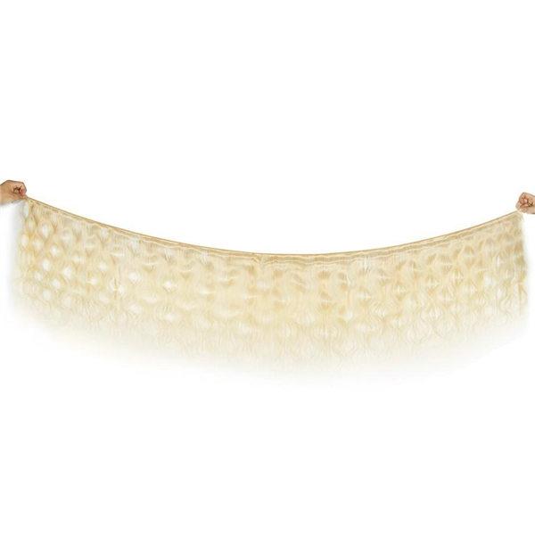 Lokis Wig Remy Hair 1 Blonde Bundle Straight #613